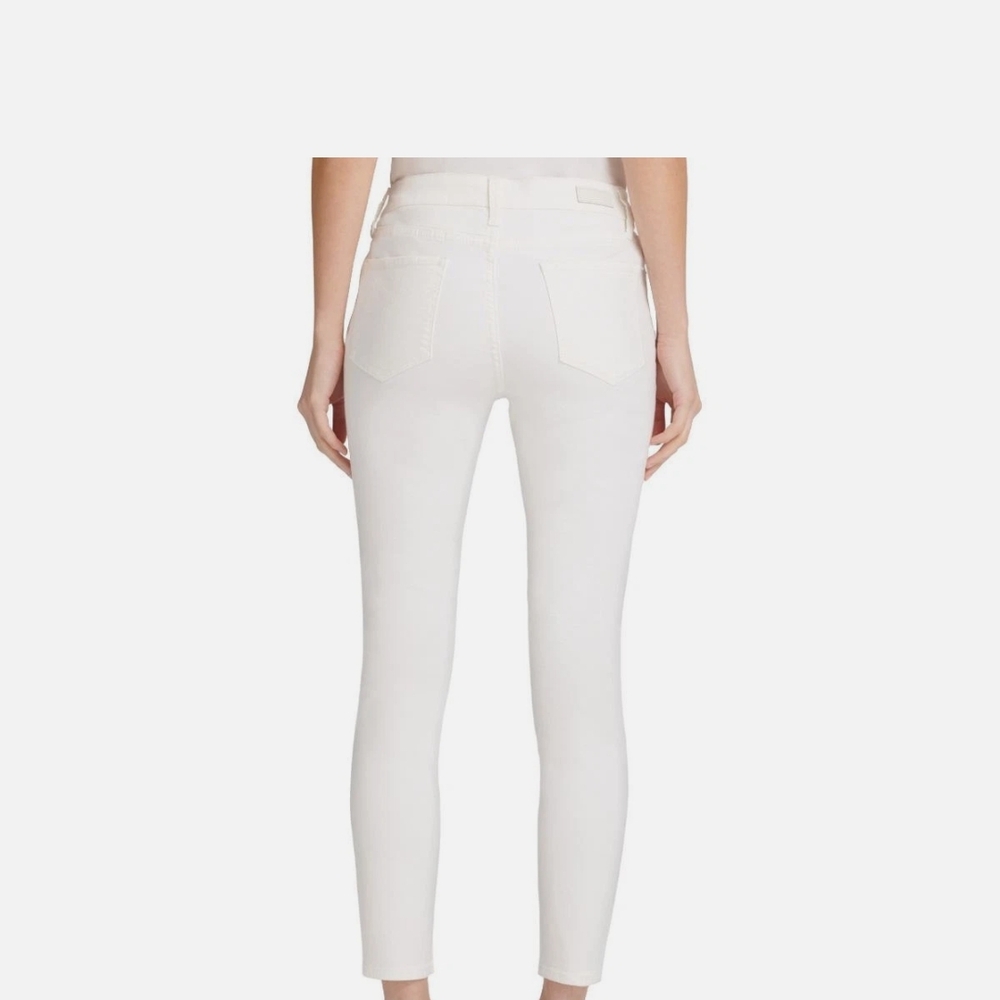 DKNY Women's White Cropped Pants - Picture 2 of 3